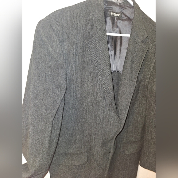 St. Croix Mens Black Courderoy Suit Jacket Size 44/L - Picture 2 of 14